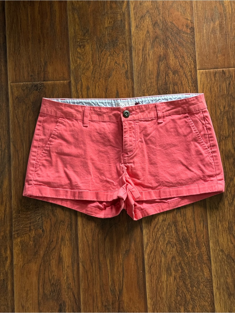 SO Coral Pink Women’s Jean Shorts